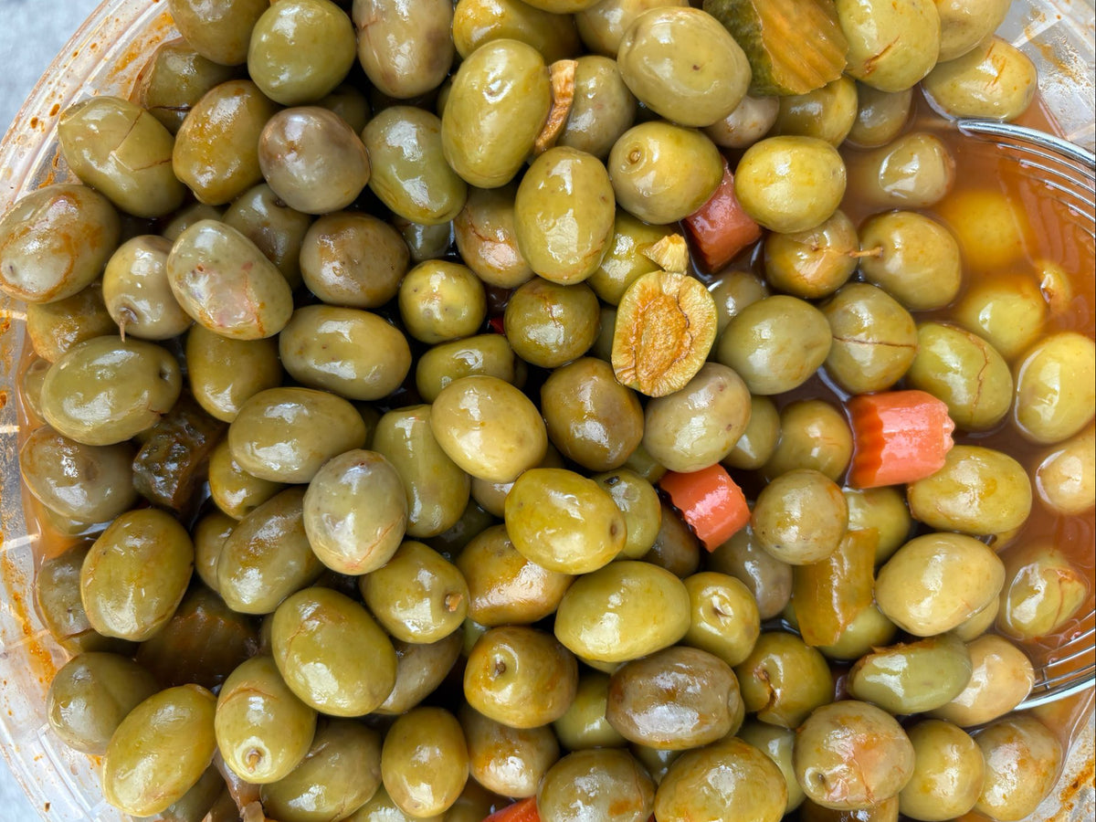 Aceituna Gazpacha con zanahoria