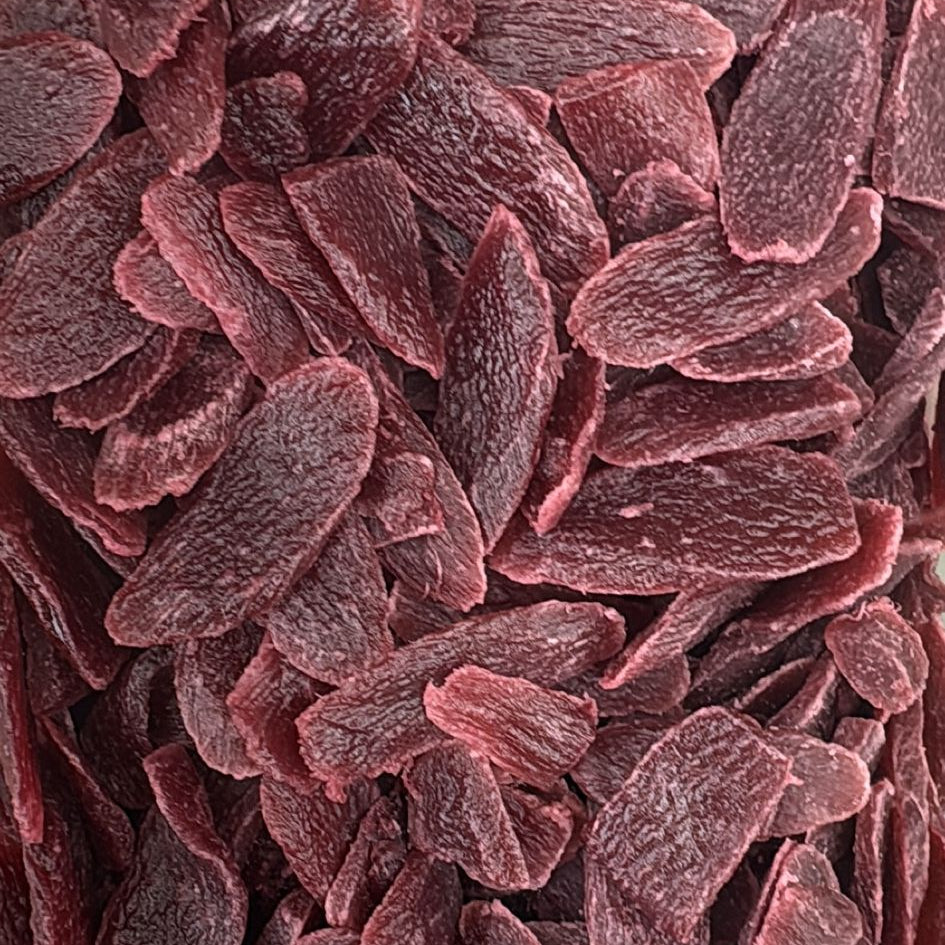 Piña morada deshidratada